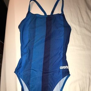 Striped Arena Swimsuit
